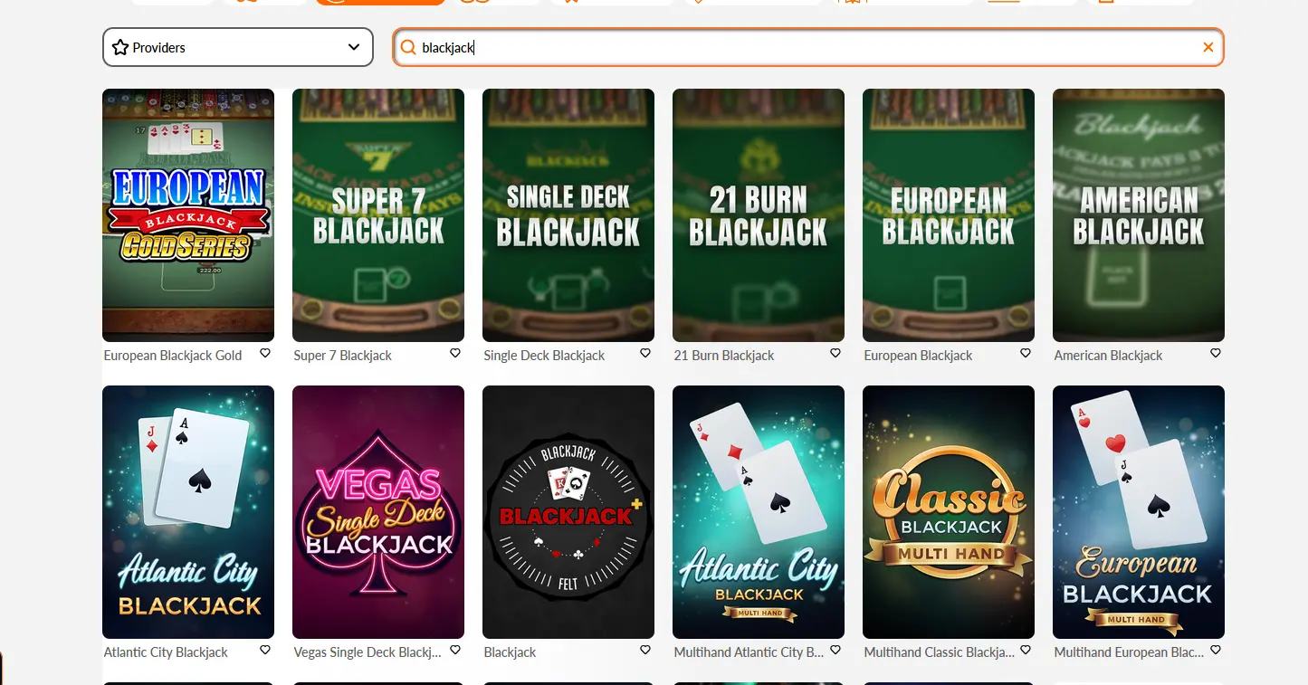 Live-Blackjack-Tisch bei AllSpins Casino